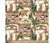 Wilderness Camping and Fishing Cotton Fabric | By the Yard | Sewing and Crafting | 44 inches wide